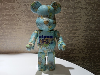 潮流公仔寄賣-庫柏力克熊 BE@RBRICK 世界地圖400% 摩立精品當舖5