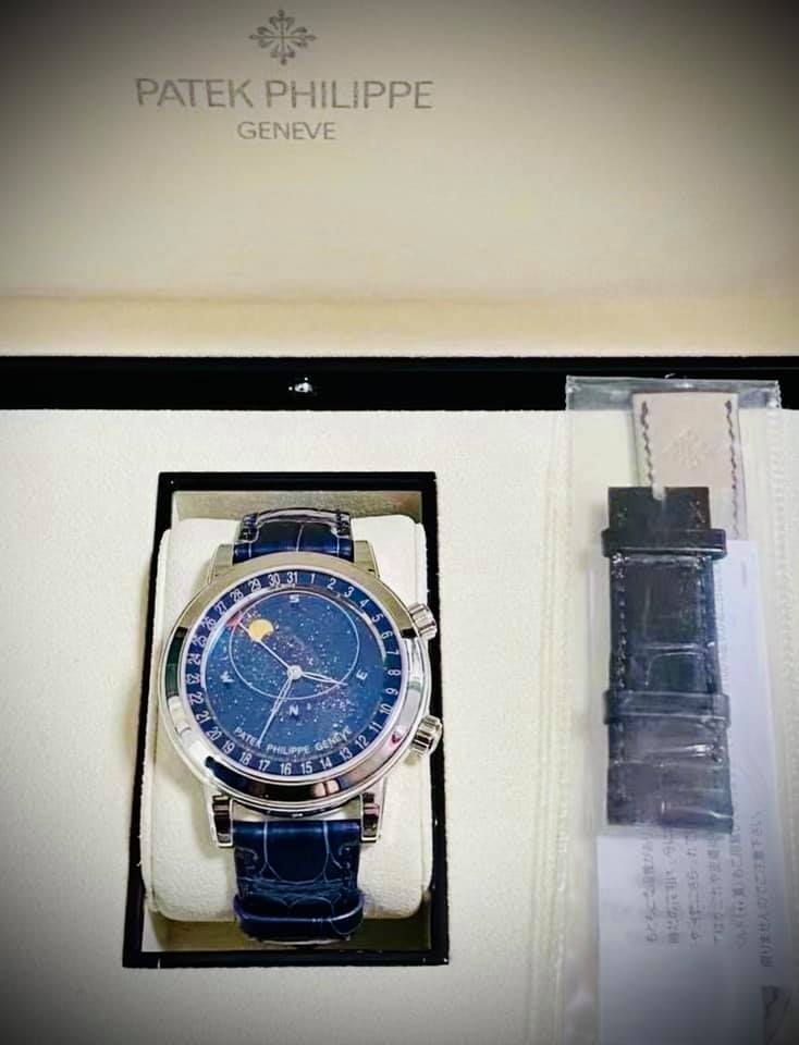 買支好錶讓今年有好的開始吧 PP 6102P 2019年星空世界系列腕錶 盒單齊1